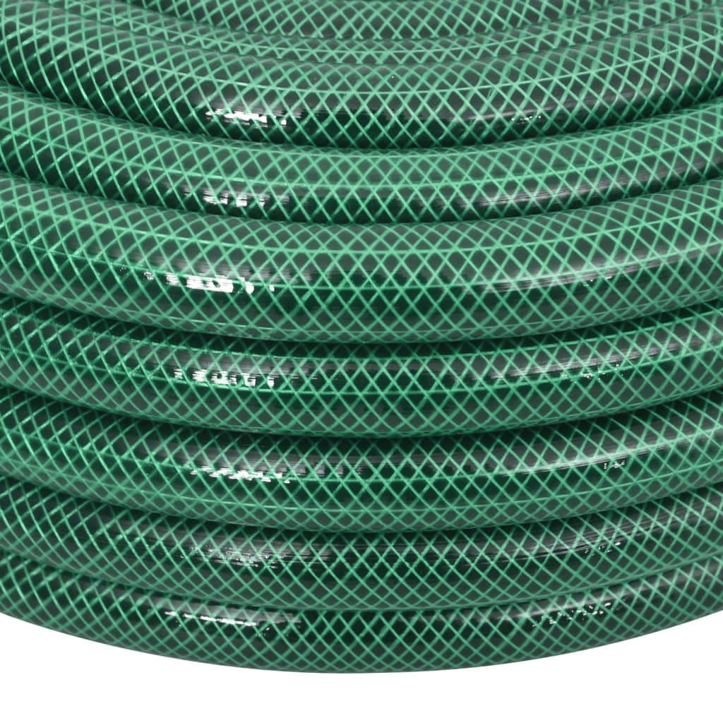 vidaXL Garden Hose Green 0,75" 50 m PVC