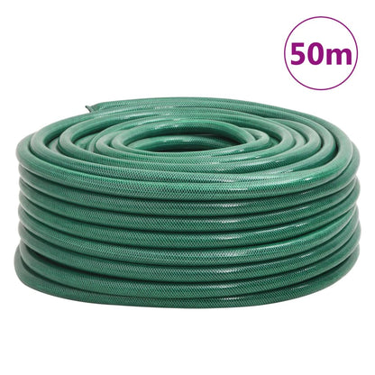vidaXL Garden Hose Green 1" 50 m PVC