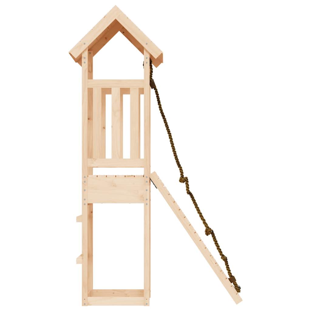 vidaXL Playhouse | Natural Wood | Solid pine wood | Large | Durable | Playhouse