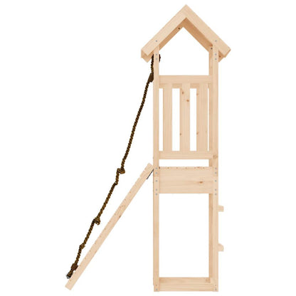vidaXL Playhouse | Natural Wood | Solid pine wood | Large | Durable | Playhouse