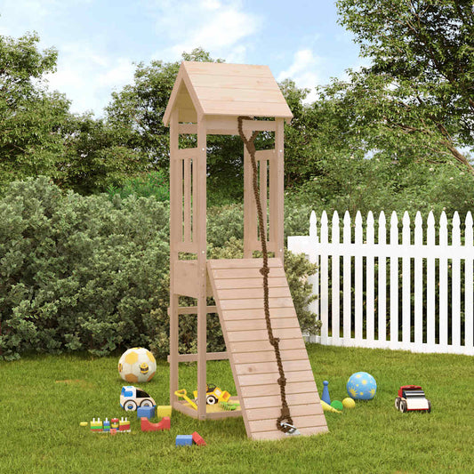 vidaXL Playhouse | Natural Wood | Solid pine wood | Large | Durable | Playhouse