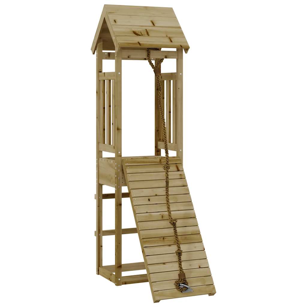 vidaXL Playhouse | Natural wood | Vacuum pressure treated pinewood