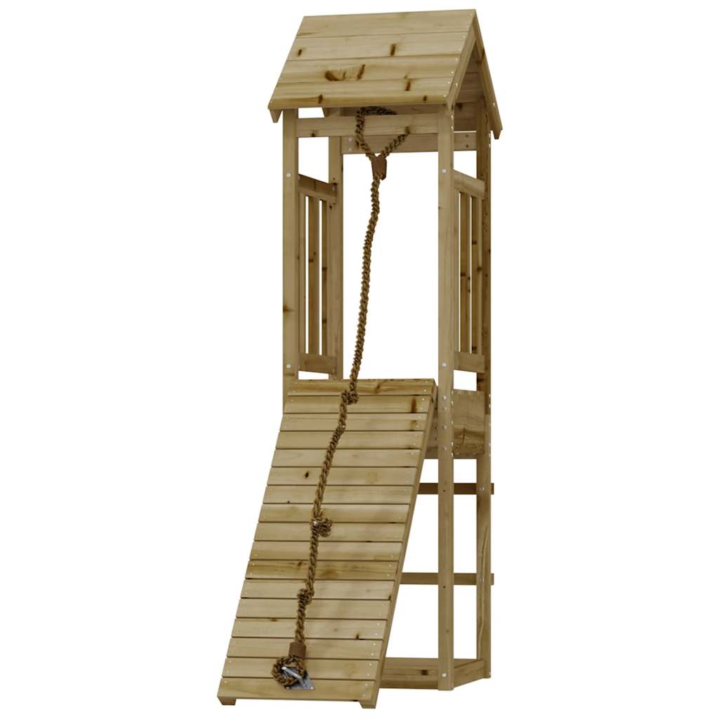 vidaXL Playhouse | Natural wood | Vacuum pressure treated pinewood
