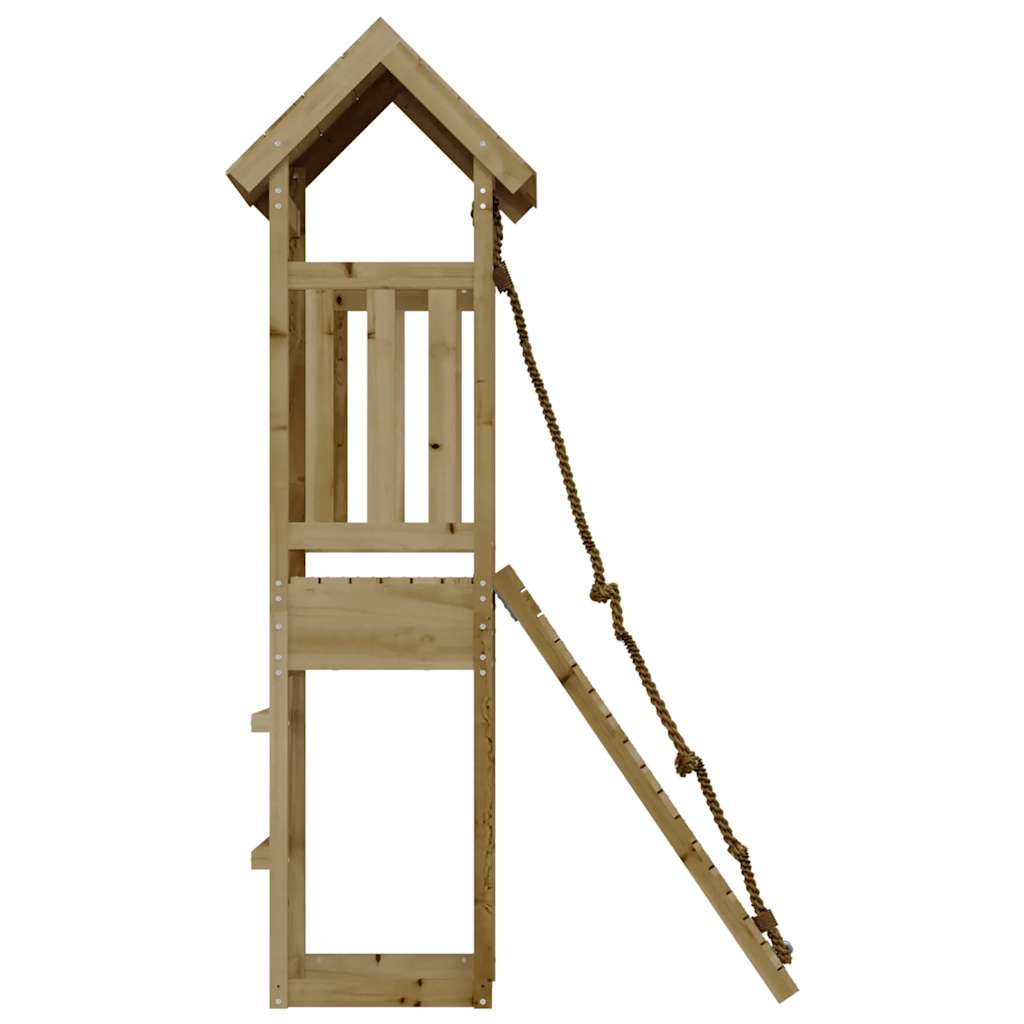 vidaXL Playhouse | Natural wood | Vacuum pressure treated pinewood