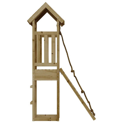 vidaXL Playhouse | Natural wood | Vacuum pressure treated pinewood