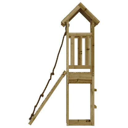 vidaXL Playhouse | Natural wood | Vacuum pressure treated pinewood