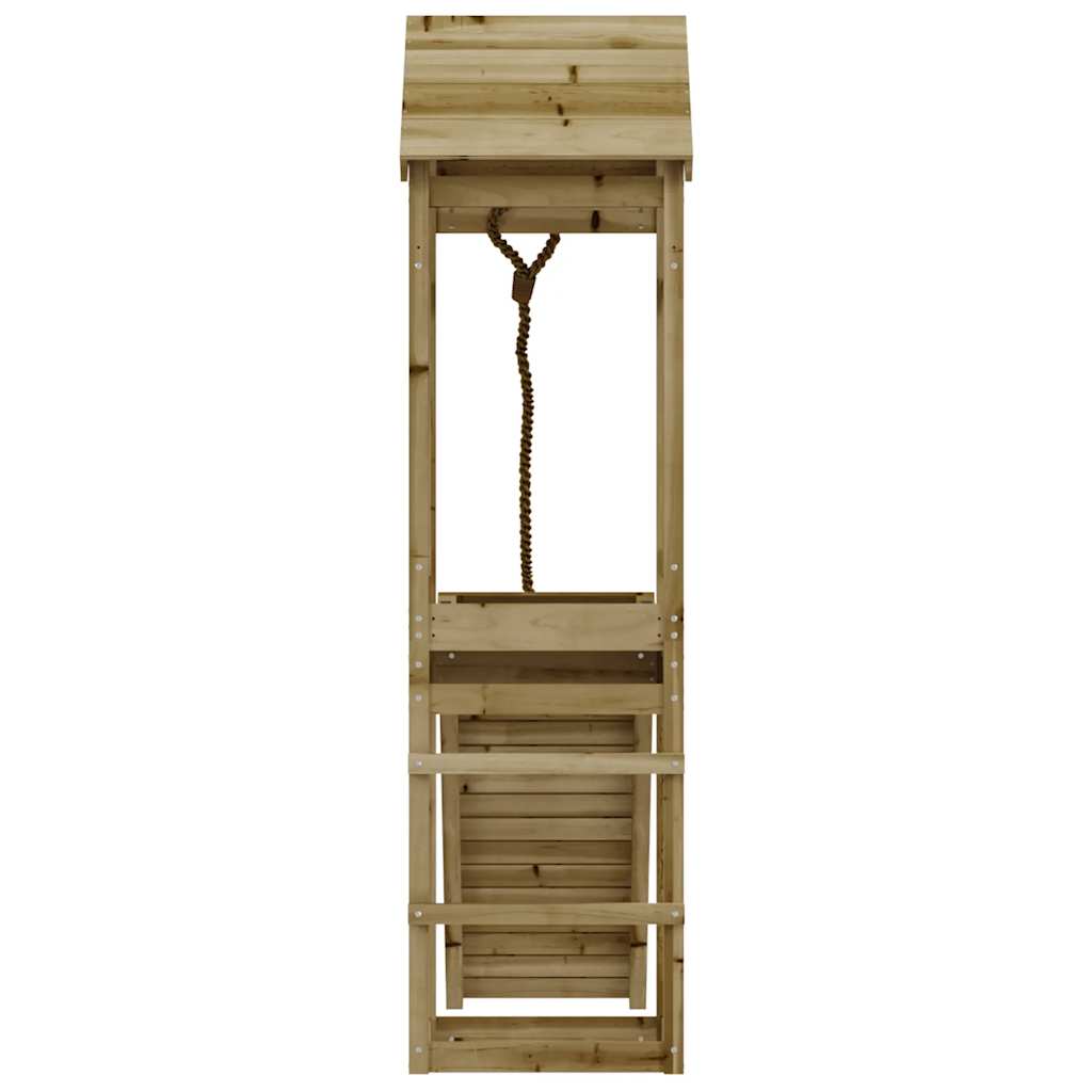vidaXL Playhouse | Natural wood | Vacuum pressure treated pinewood