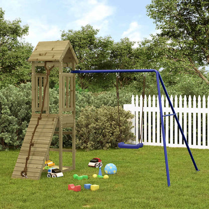 vidaXL Outdoor Playset Impregnated Wood Pine