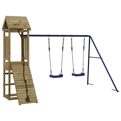 vidaXL Outdoor Playset Impregnated Wood Pine