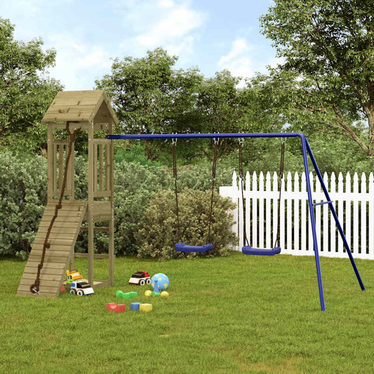 vidaXL Outdoor Playset Impregnated Wood Pine