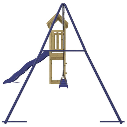 vidaXL Outdoor Playset | Pine | Vacuum pressure treated pinewood | Large