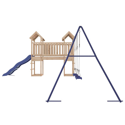 vidaXL Outdoor Playset | Blue | Solid Pine Wood | Large | Durable | Playset