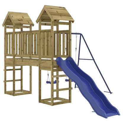 vidaXL Outdoor Playset | Pinewood | Treated for durability | Large | Playset