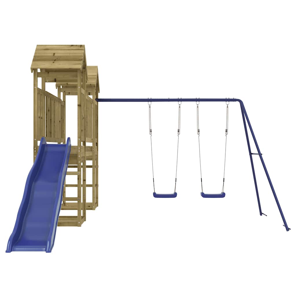 vidaXL Outdoor Playset | Pinewood | Treated for durability | Large | Playset