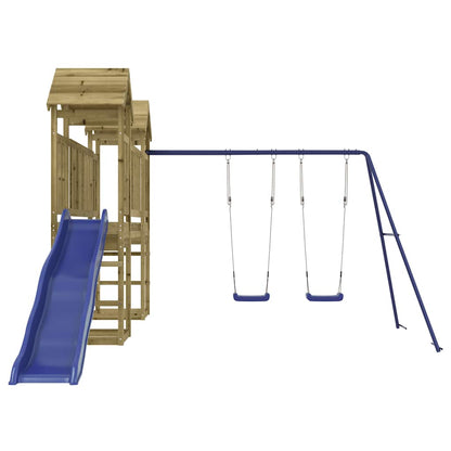 vidaXL Outdoor Playset | Pinewood | Treated for durability | Large | Playset