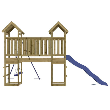 vidaXL Outdoor Playset | Pinewood | Treated for durability | Large | Playset