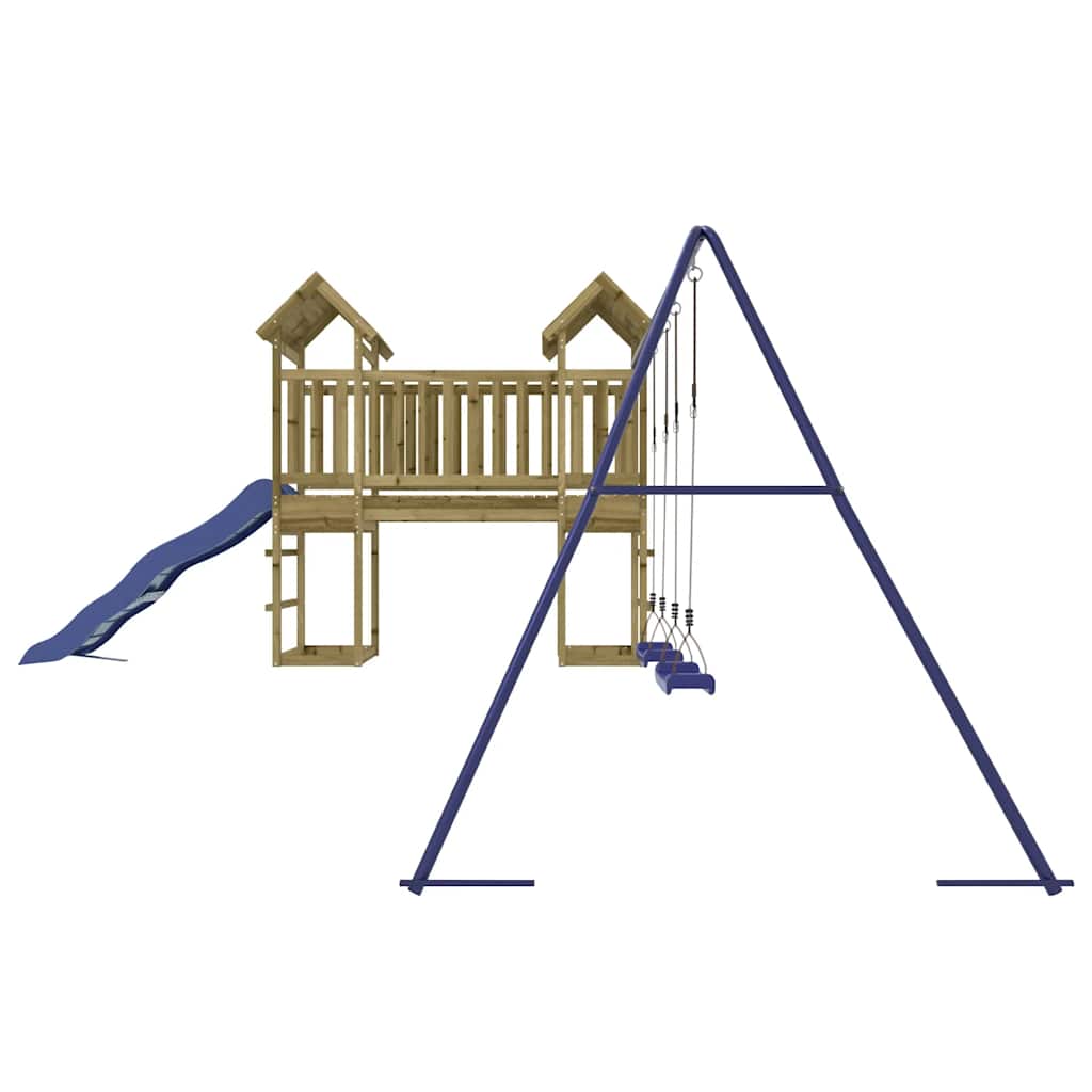 vidaXL Outdoor Playset | Pinewood | Treated for durability | Large | Playset