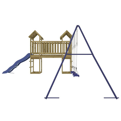 vidaXL Outdoor Playset | Pinewood | Treated for durability | Large | Playset