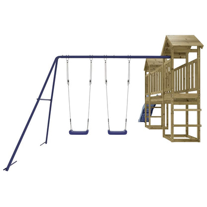 vidaXL Outdoor Playset | Pinewood | Treated for durability | Large | Playset