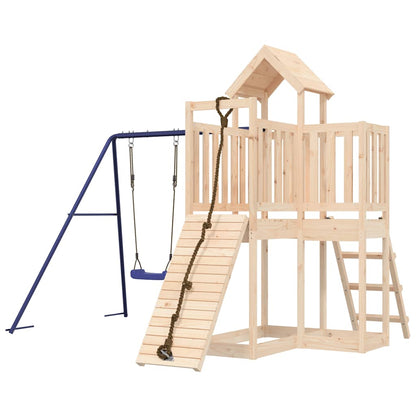 vidaXL Outdoor Playset  Solid Wood Pine