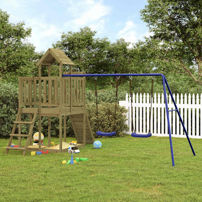 vidaXL Outdoor Playset  Impregnated Wood Pine