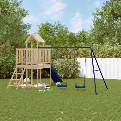 vidaXL Outdoor Playset Solid Wood Pine