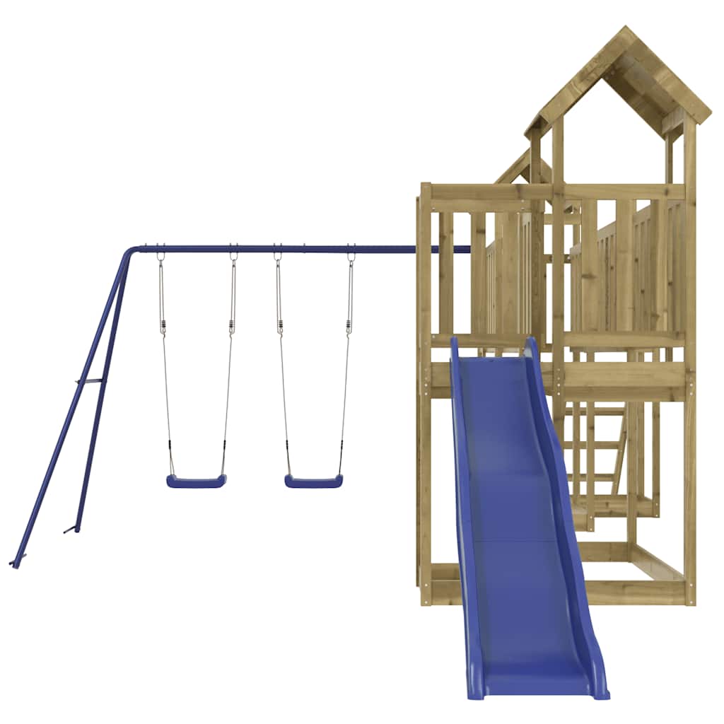 vidaXL Outdoor Playset Impregnated Wood Pine