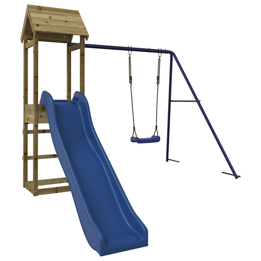 vidaXL Outdoor Playset Impregnated Wood Pine