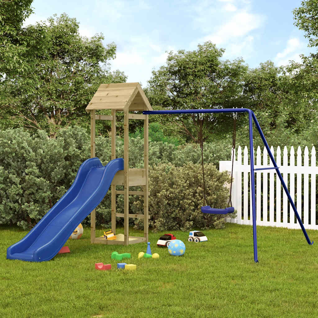 vidaXL Outdoor Playset Impregnated Wood Pine