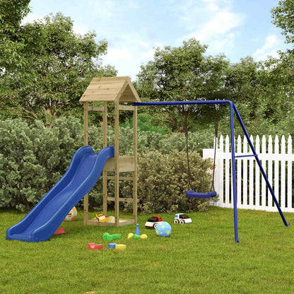 vidaXL Outdoor Playset Impregnated Wood Pine