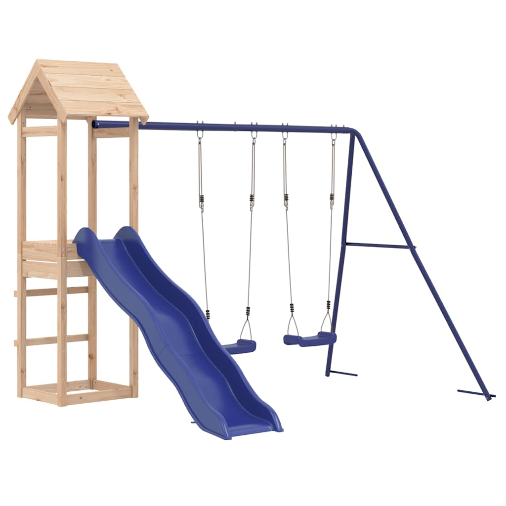 vidaXL Outdoor Playset Solid Wood Pine
