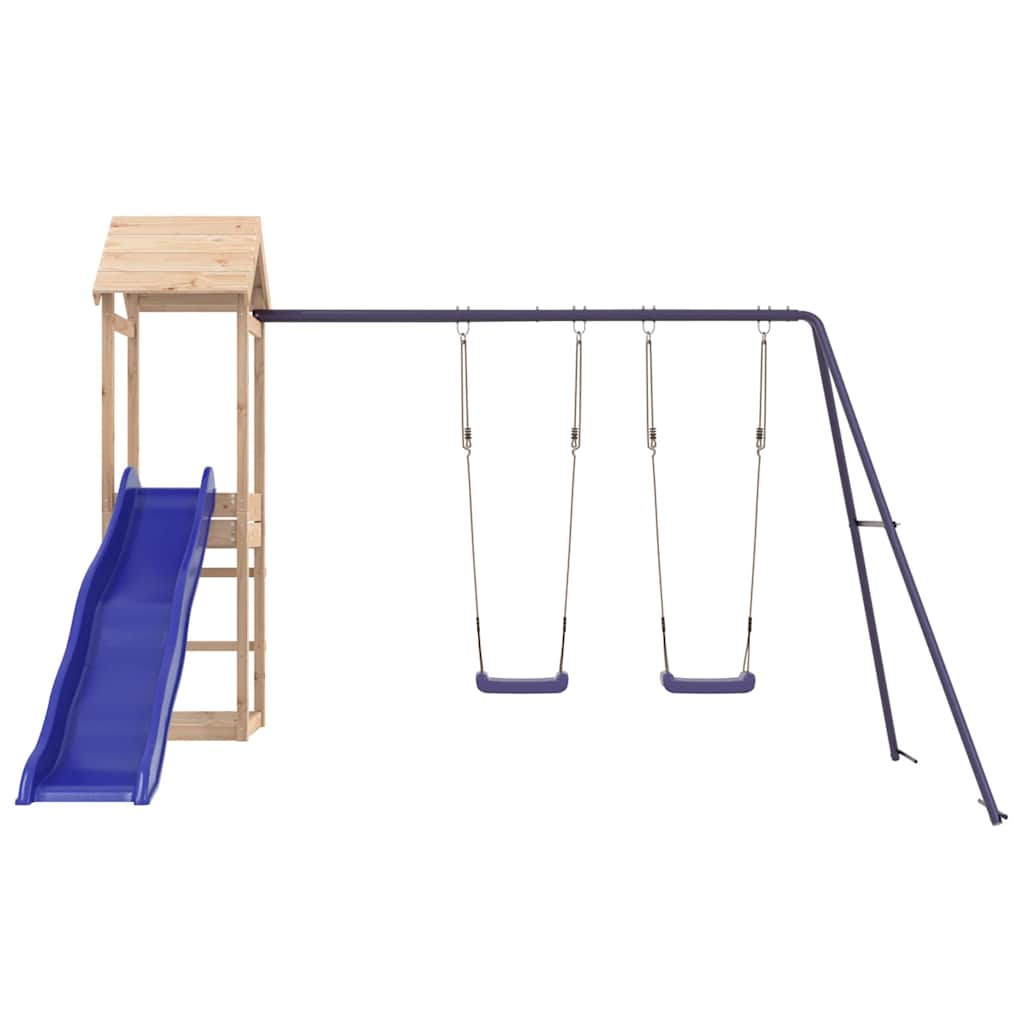 vidaXL Outdoor Playset Solid Wood Pine