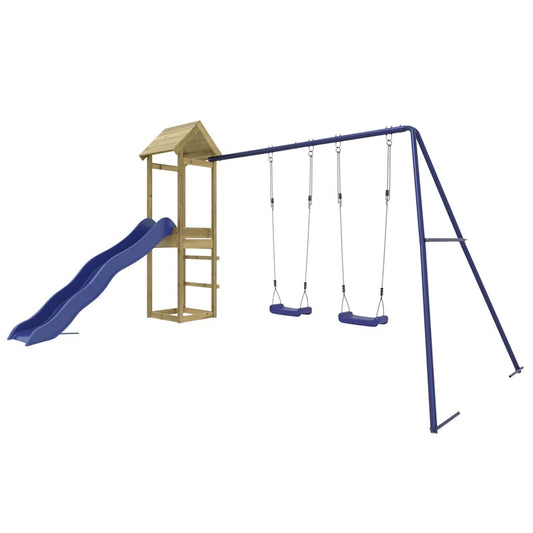 vidaXL Outdoor Playset Impregnated Wood Pine