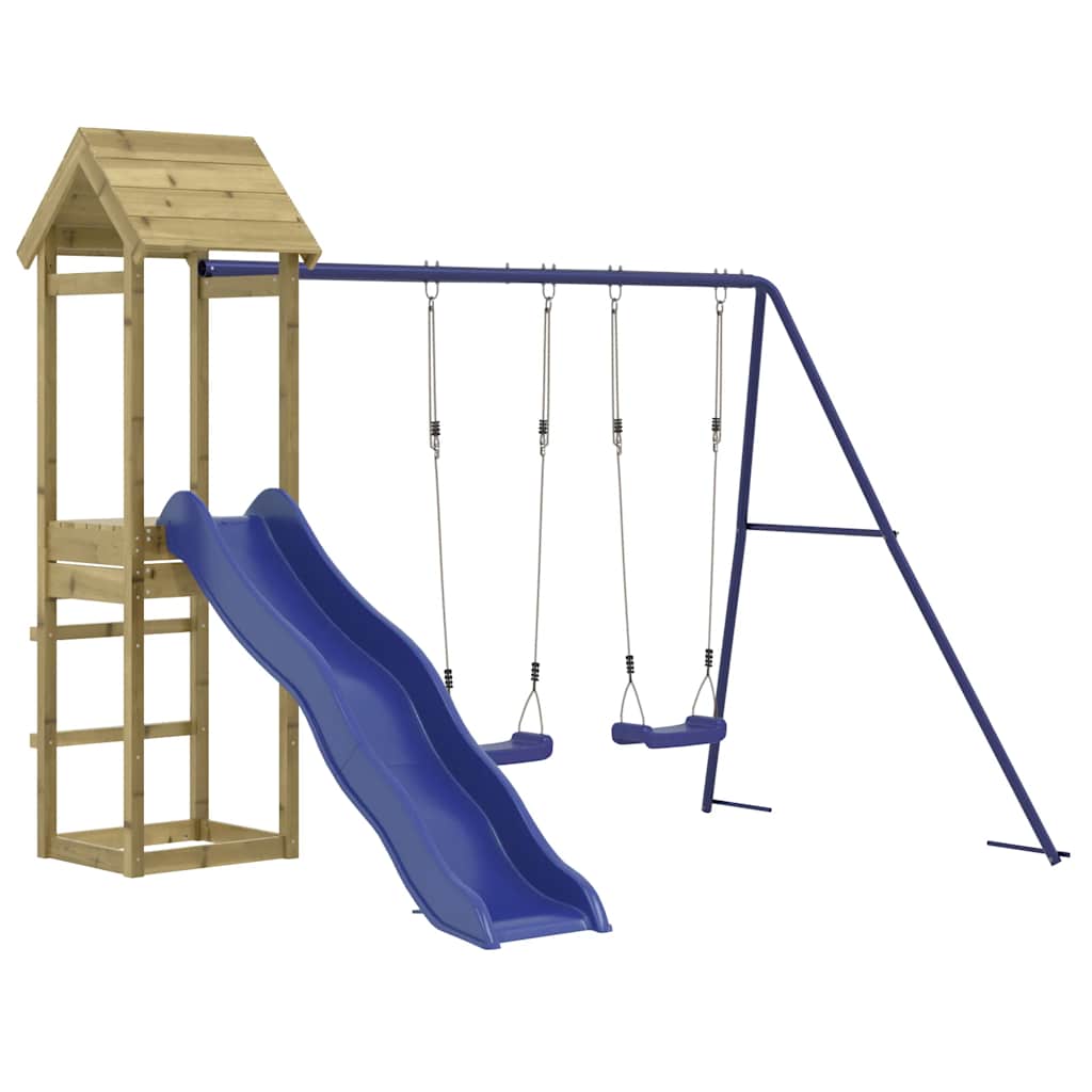 vidaXL Outdoor Playset Impregnated Wood Pine