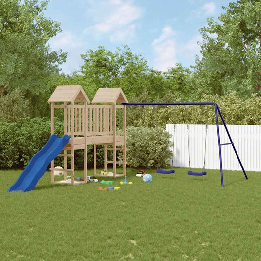 vidaXL Outdoor Playset Solid Wood Pine