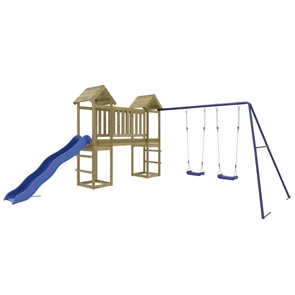 vidaXL Outdoor Playset Impregnated Wood Pine