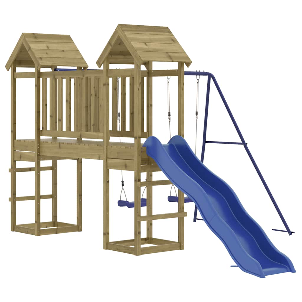 vidaXL Outdoor Playset Impregnated Wood Pine