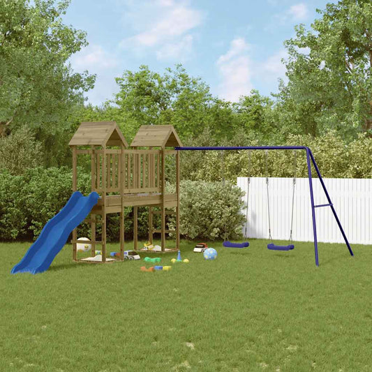 vidaXL Outdoor Playset Impregnated Wood Pine