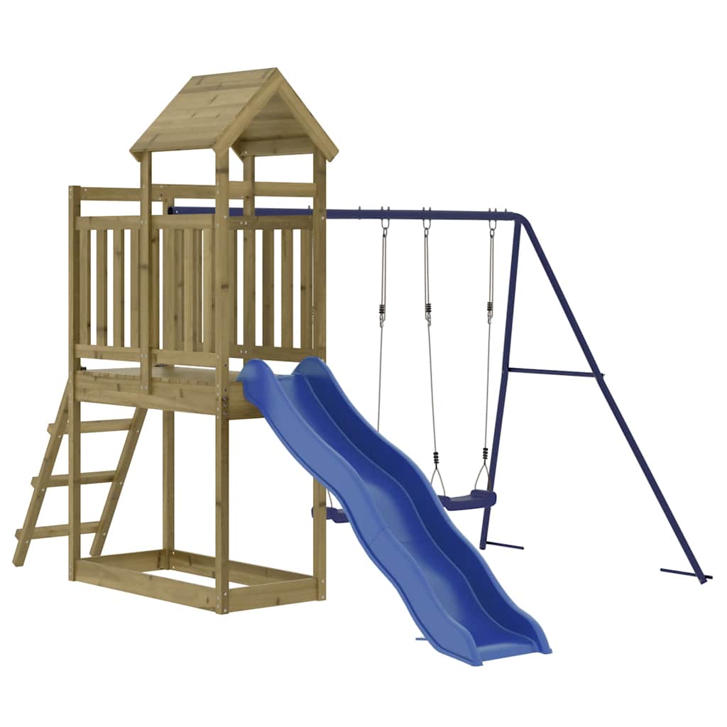 vidaXL Outdoor Playset Impregnated Wood Pine