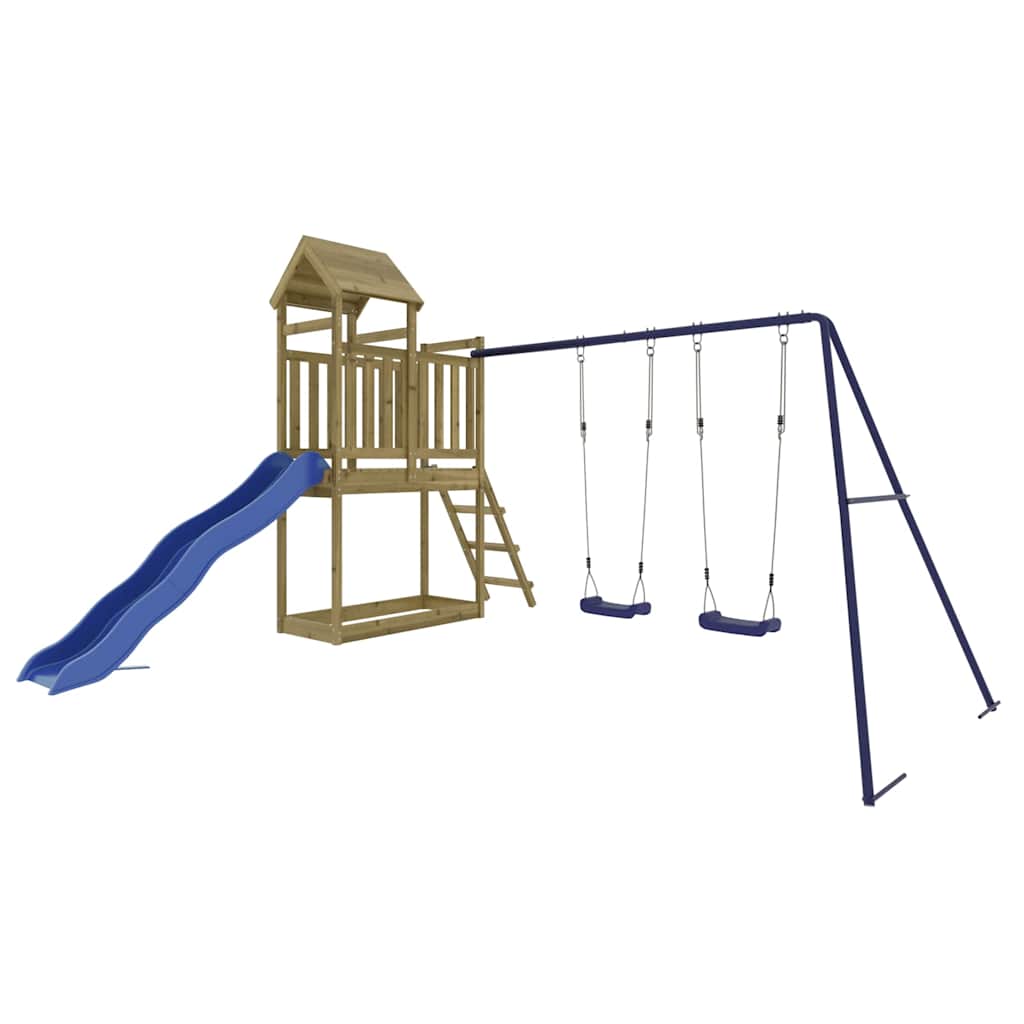 vidaXL Outdoor Playset Impregnated Wood Pine