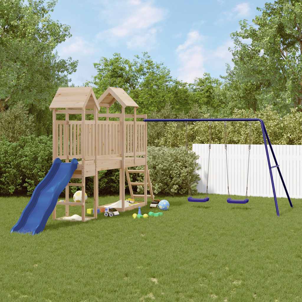 vidaXL Outdoor Playset Solid Wood Pine