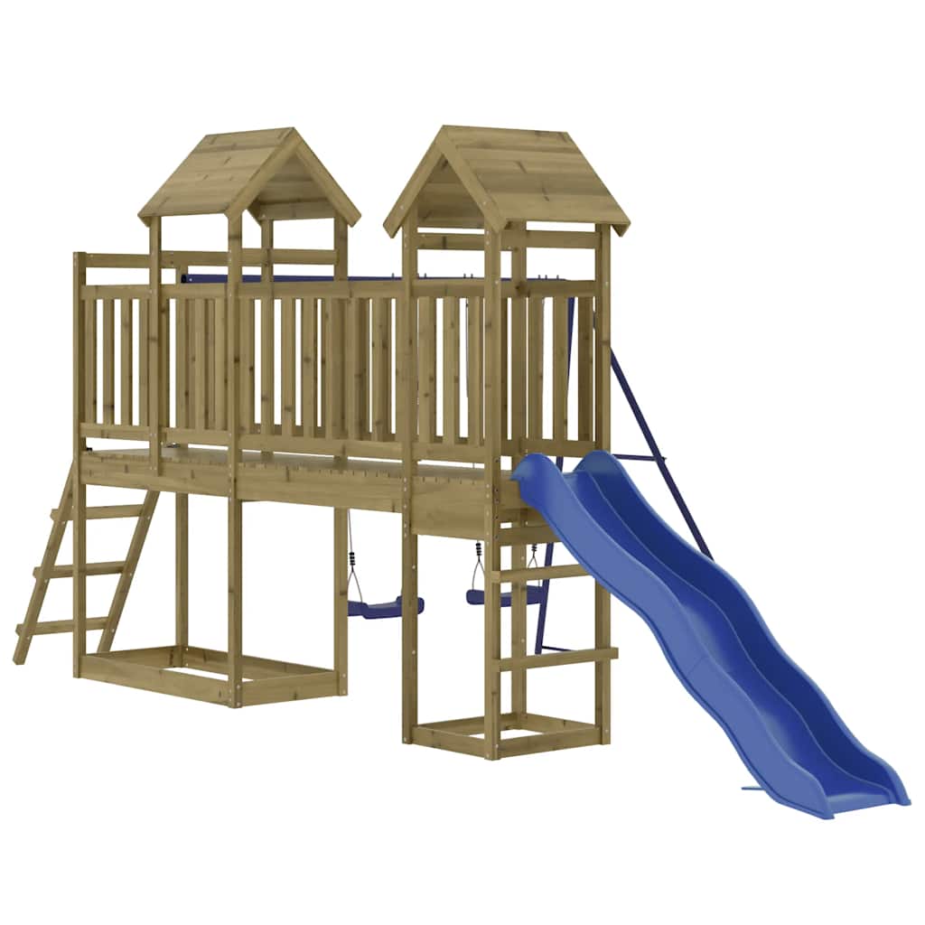 vidaXL Outdoor Playset Impregnated Wood Pine
