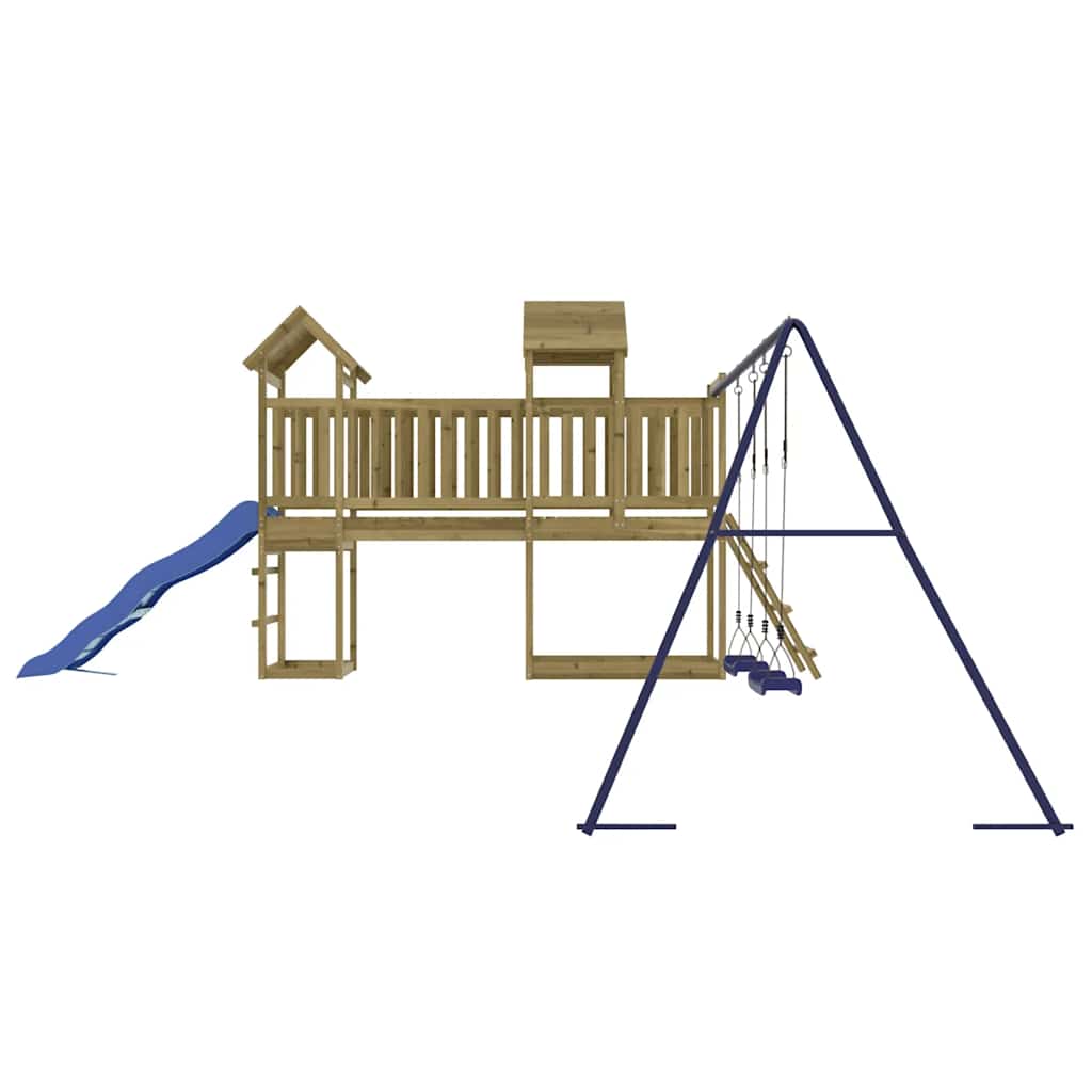 vidaXL Outdoor Playset Impregnated Wood Pine