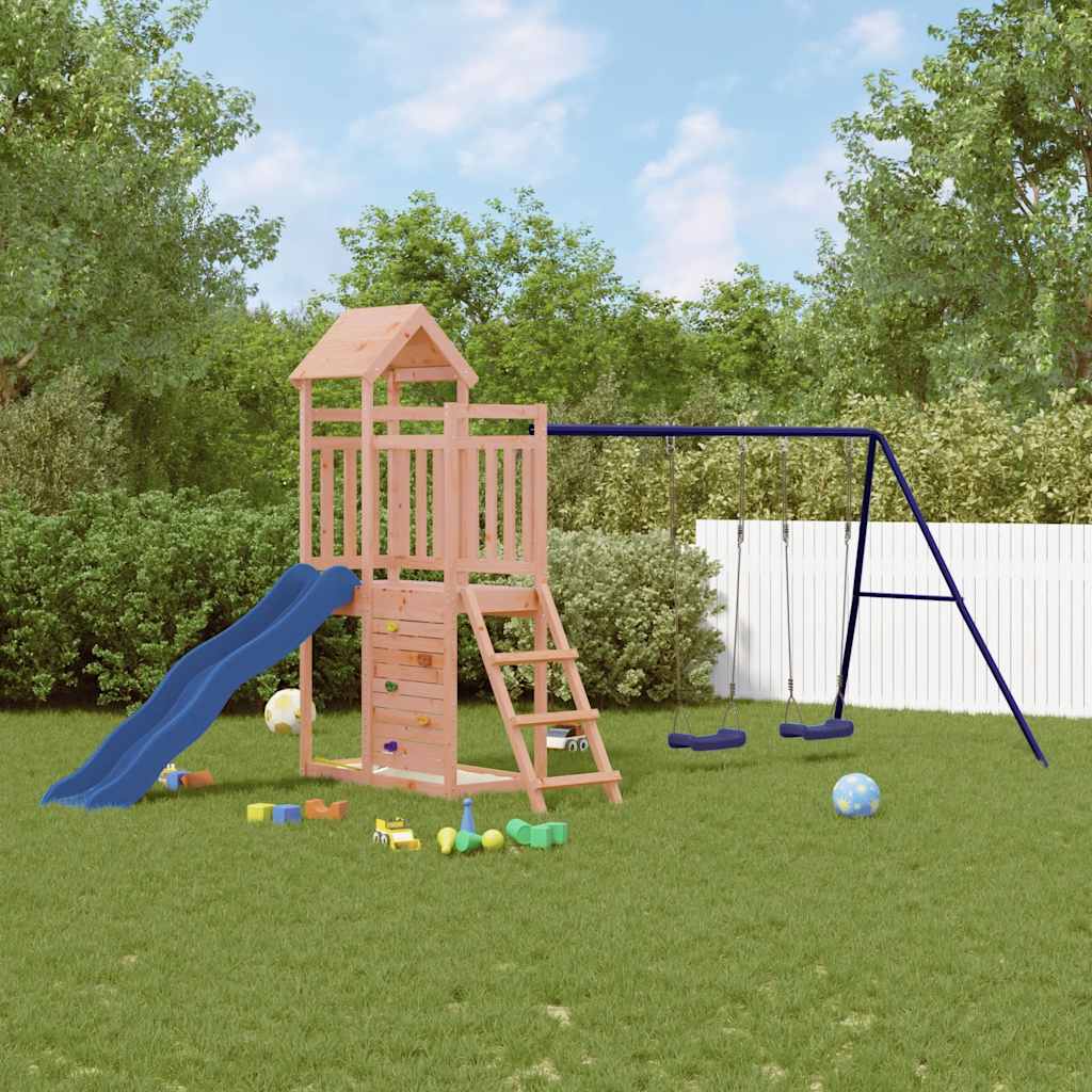 vidaXL Outdoor Playset Solid Wood Douglas