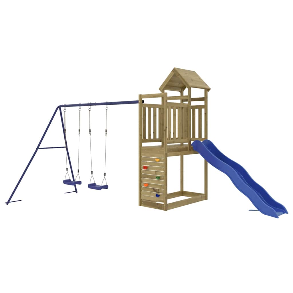 vidaXL Outdoor Playset Impregnated Wood Pine
