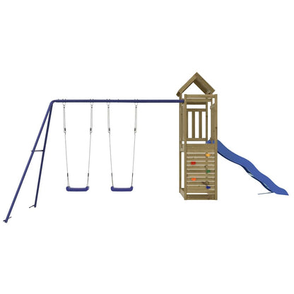 vidaXL Outdoor Playset Impregnated Wood Pine