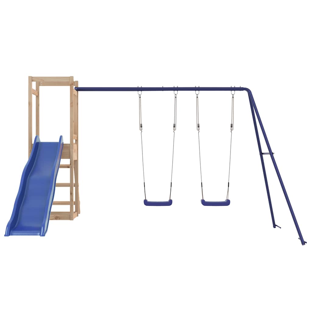 vidaXL Outdoor Playset | Natural | Solid Pine Wood | Large | Durable