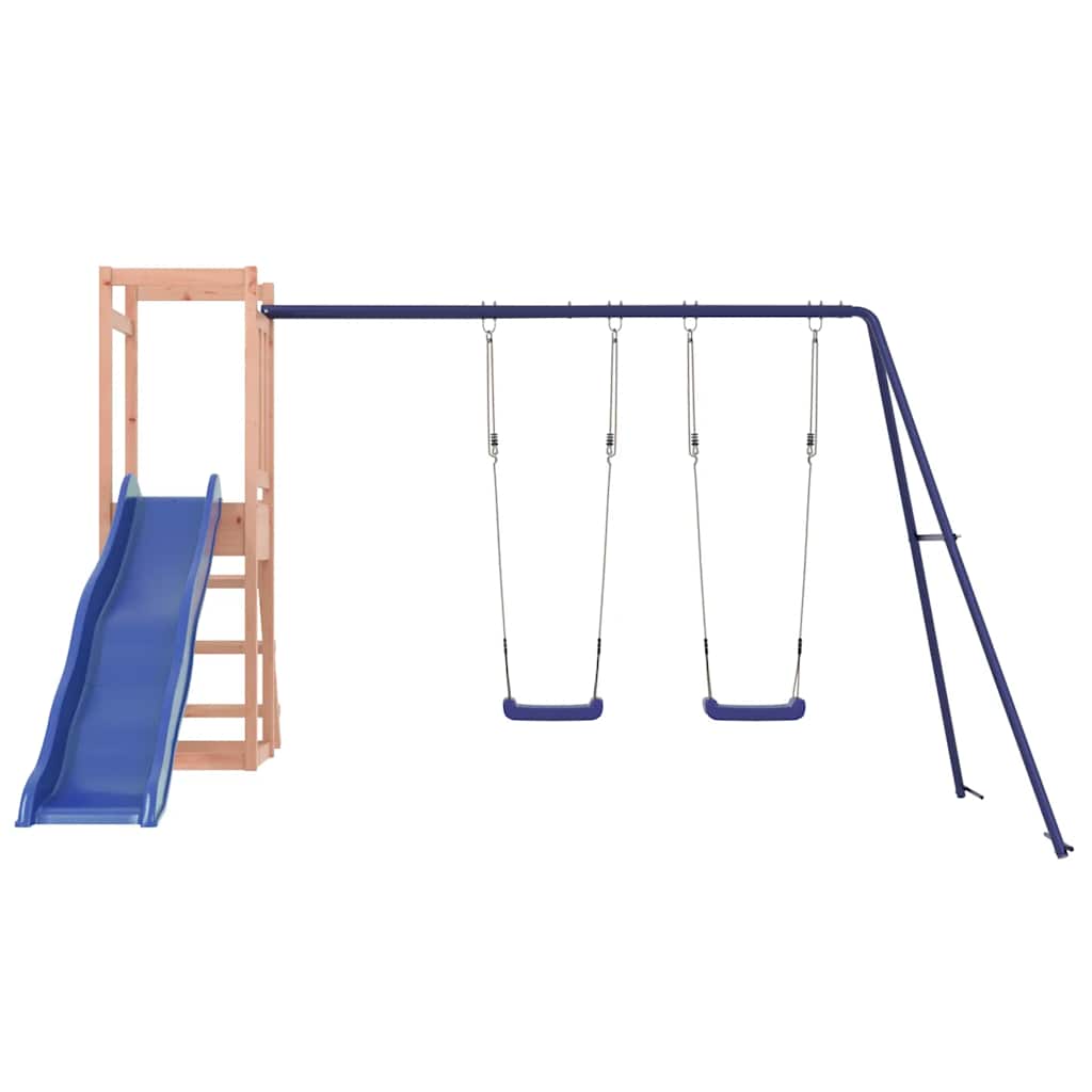 vidaXL Outdoor Playset | Douglas wood and blue
