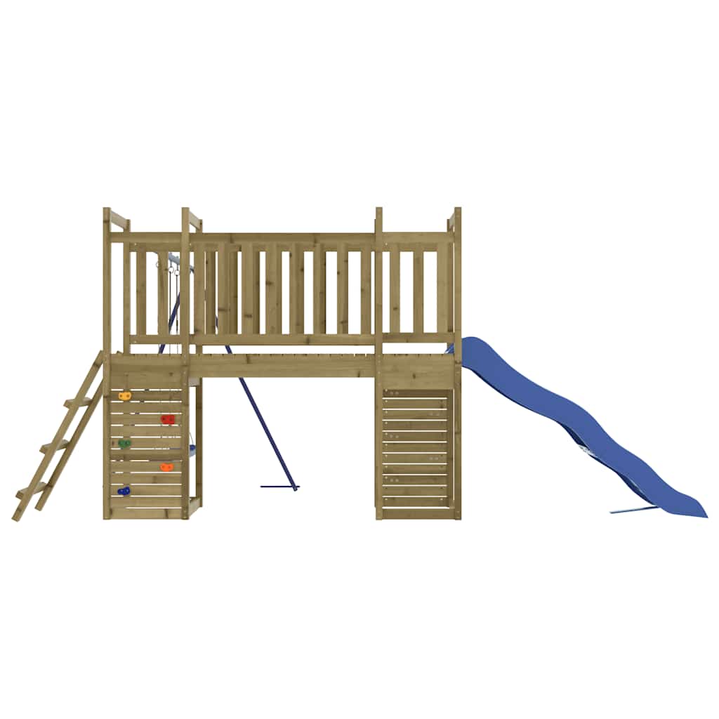 vidaXL Outdoor Playset | Pinewood | Vacuum pressure treated | Large | Durable
