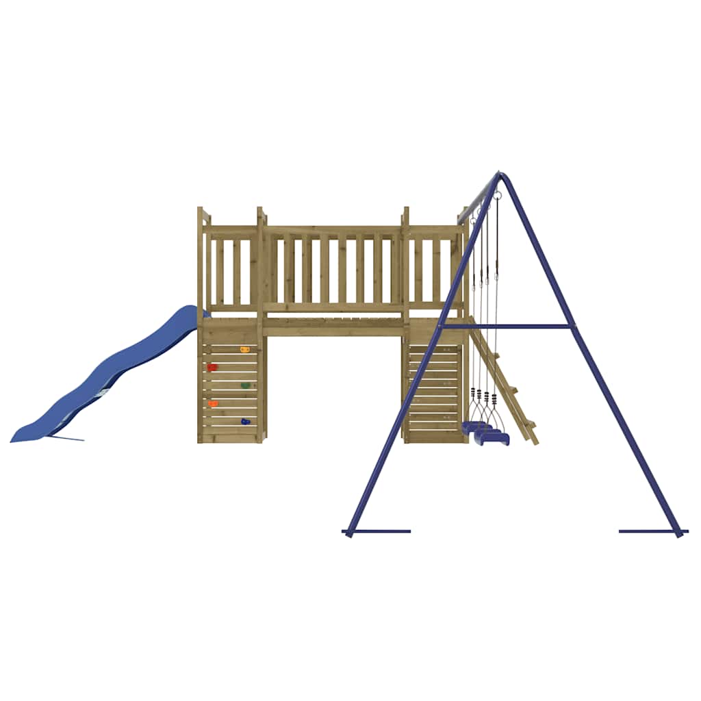 vidaXL Outdoor Playset | Pinewood | Vacuum pressure treated | Large | Durable